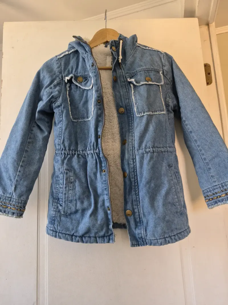 Chaqueta de mezclilla con forro polar para niños Doo Australia - 4