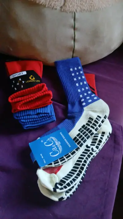 Calcetines deportivos antideslizantes multicolor - miniatura 3