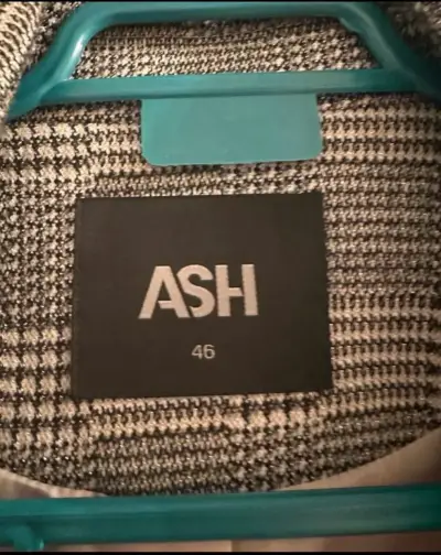 Blazer de cuadros gris para mujer ASH - miniatura 3