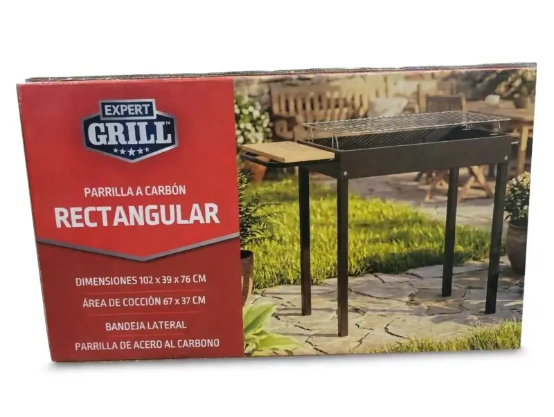 Parrilla a Carbón Rectangular Expert Grill - 3