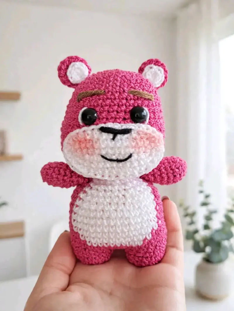 Amigurumi Lotso 12cm - 1
