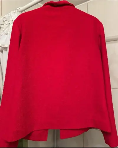 Blazer rojo mujer marca ASH talla XL - miniatura 2