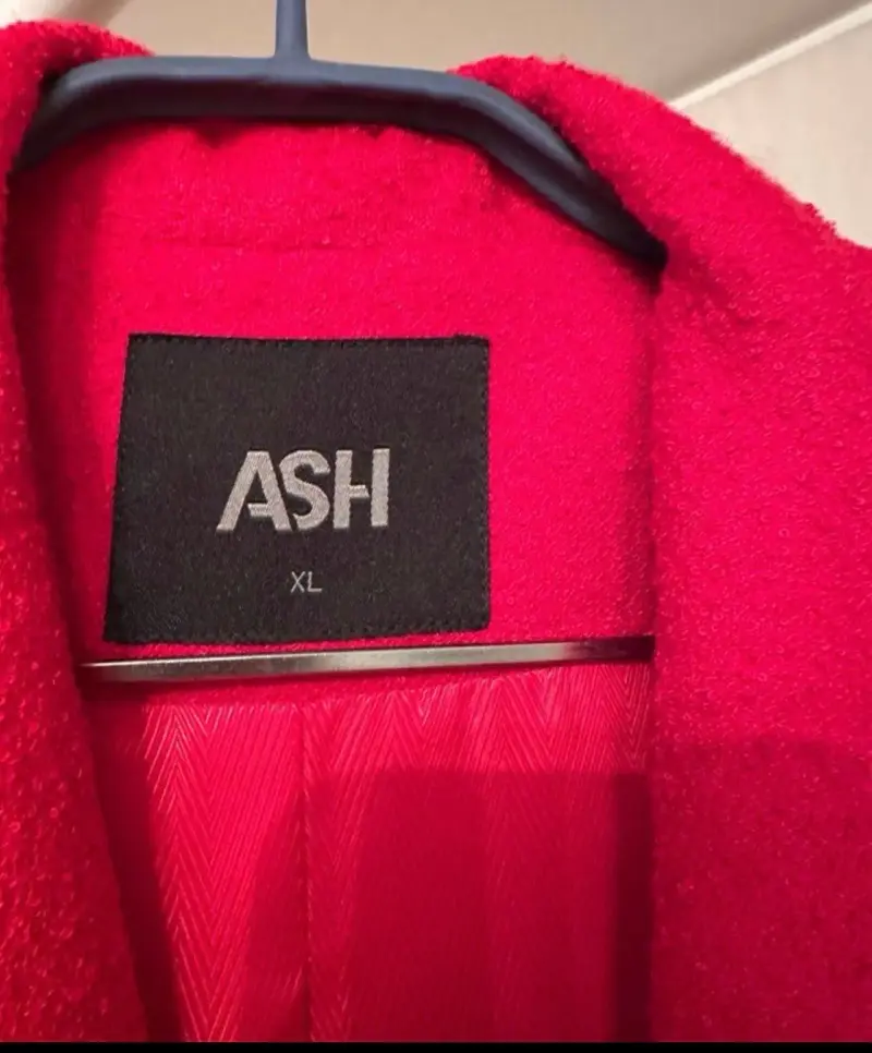 Blazer rojo mujer marca ASH talla XL - 3