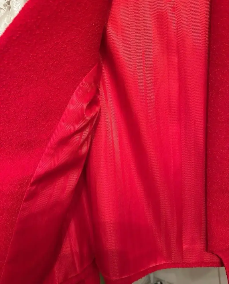 Blazer rojo mujer marca ASH talla XL - 4