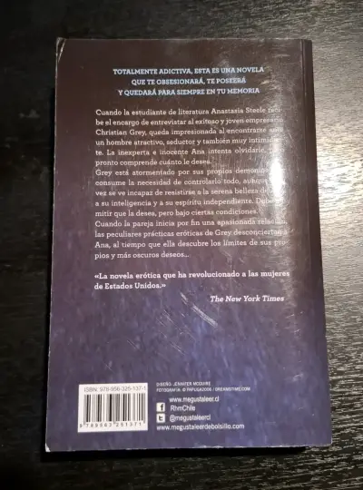 Libro Cincuenta Sombras de Grey de E.L. James - miniatura 2