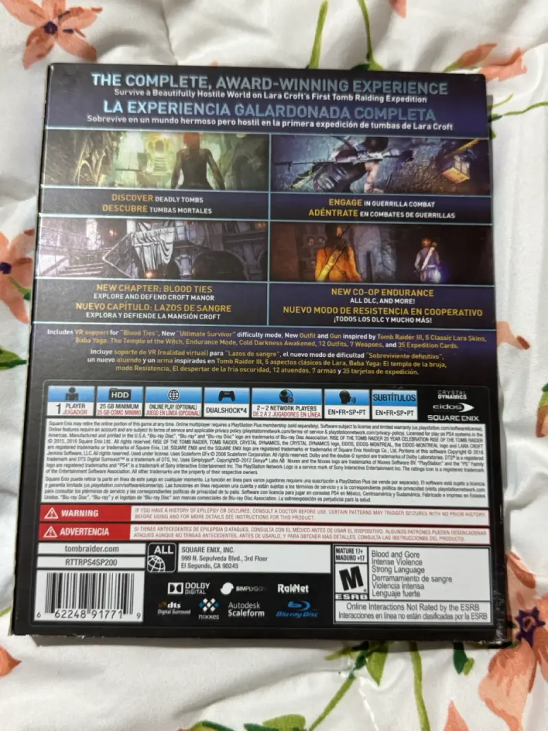 Juego PS4 Rise of the Tomb Raider Edición 20 Años - 2