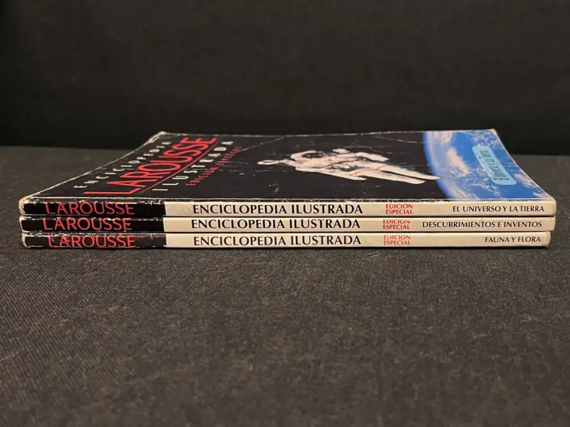 Set 3 libros Enciclopedia Larousse Ilustrada - 2