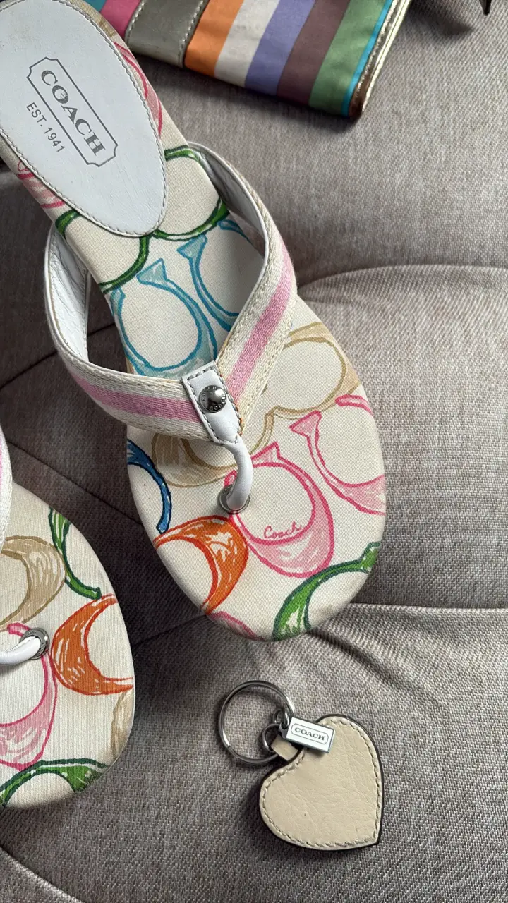 Sandalias Coach estampadas multicolor - 2
