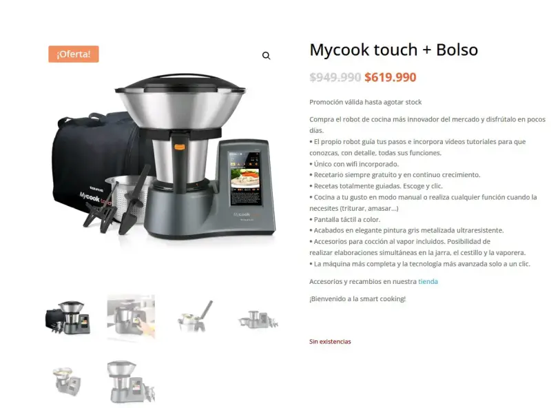 Robot de Cocina Mycook Touch Taurus con Pantalla Táctil - 6