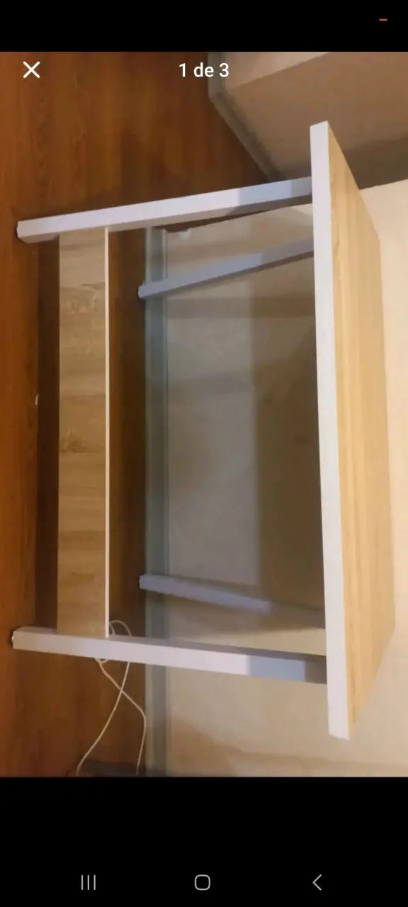 Escritorio de madera compacto para oficina - 3