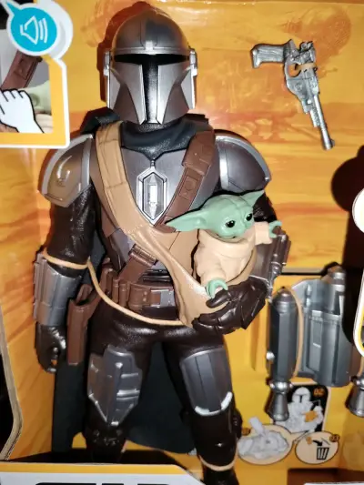 Figura interactiva The Mandalorian y Grogu - miniatura 2