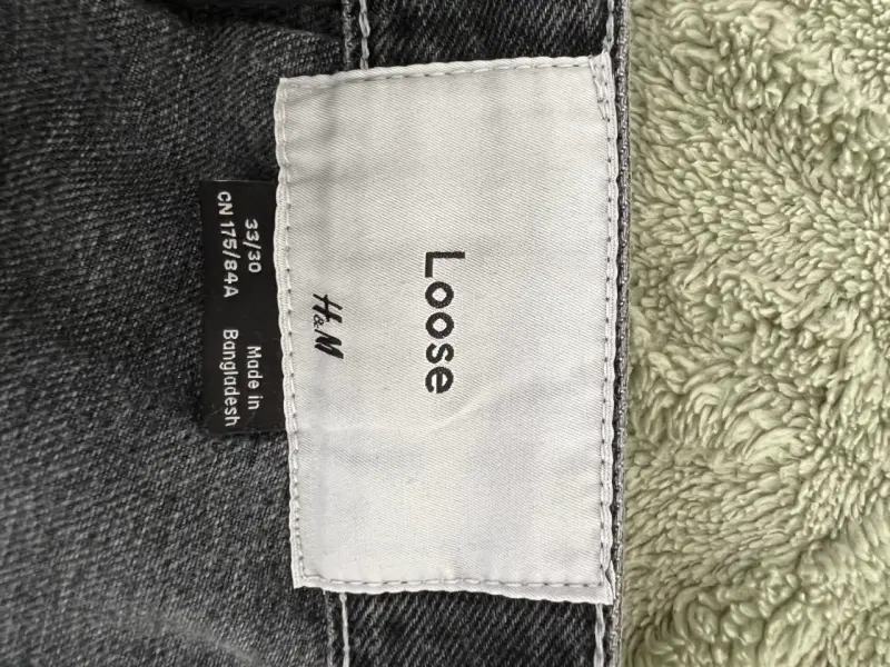 Pantalones cargo gris oscuro H&M Loose - 3