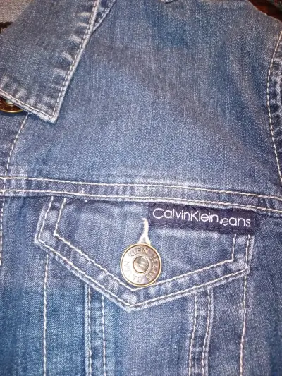 Chaqueta de mezclilla Calvin Klein Jeans para mujer - miniatura 3