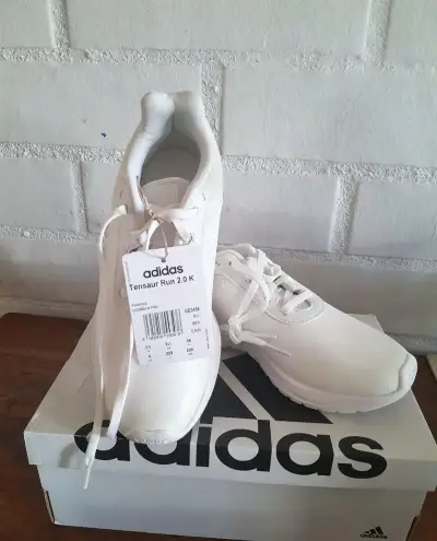 Zapatillas Adidas Tensaur Run 2.0 K Blancas - miniatura 1