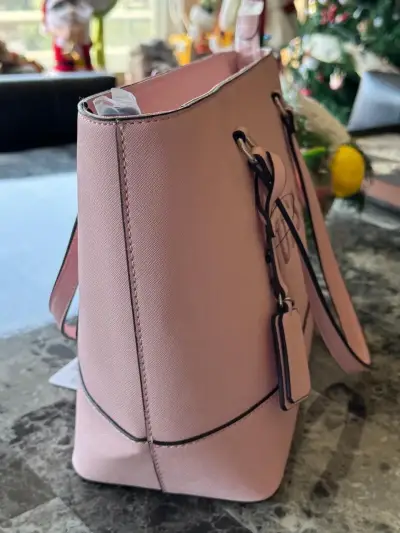 Bolso tote rosa Guess con logo - miniatura 2