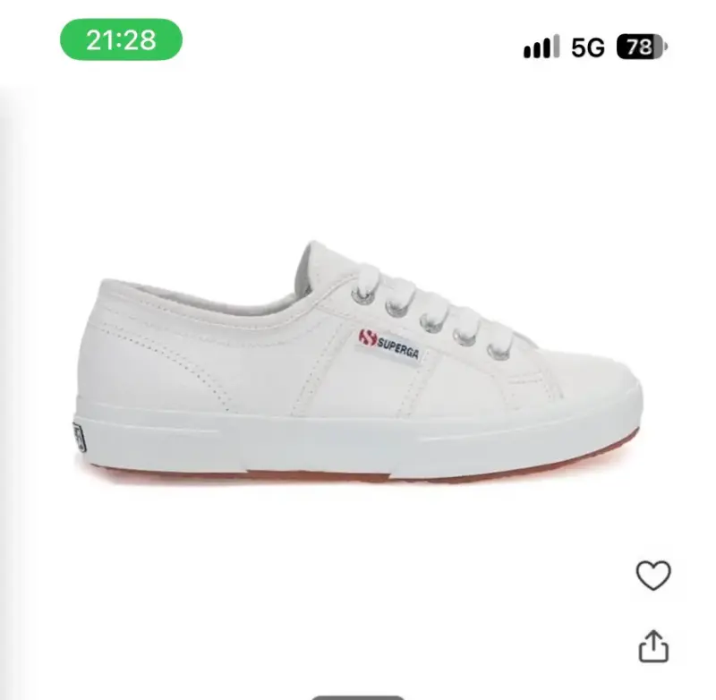 Zapatillas blancas de lona Superga 2750 - 2