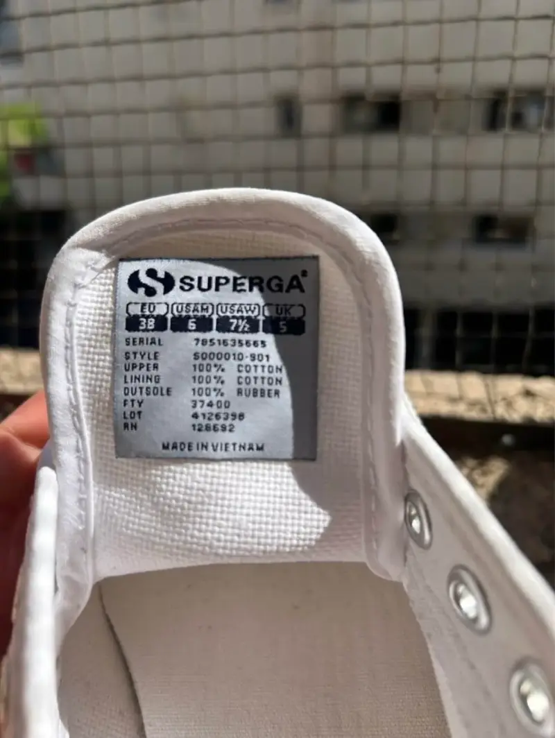 Zapatillas blancas de lona Superga 2750 - 3