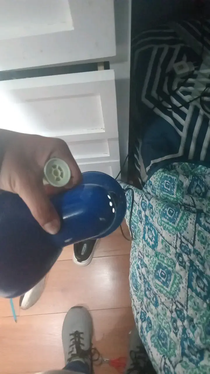 Lámpara de escritorio azul con cuello flexible - 3
