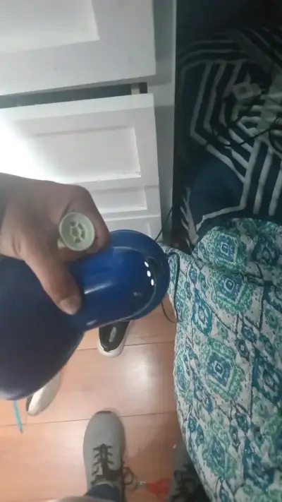 Lámpara de escritorio azul con cuello flexible - miniatura 3