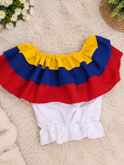 Conjunto típico colombiano para mujer - miniatura 2