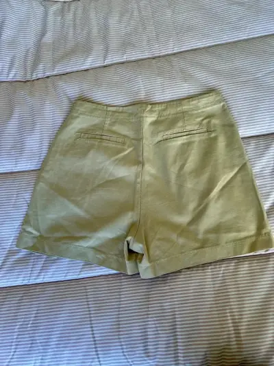 Falda pantalón beige de mujer talla S - miniatura 2