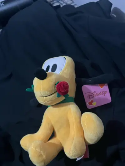 Peluche de Pluto con rosa Disney - miniatura 2