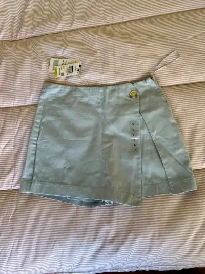 Falda short azul claro Index para mujer - miniatura 1
