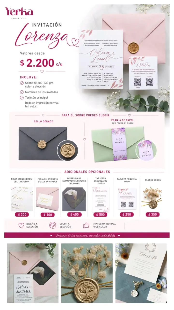 Invitaciones de boda personalizadas - 4