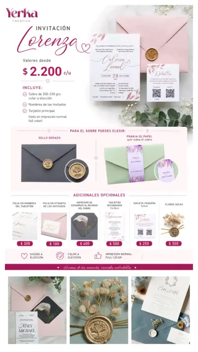 Invitaciones de boda personalizadas - miniatura 4