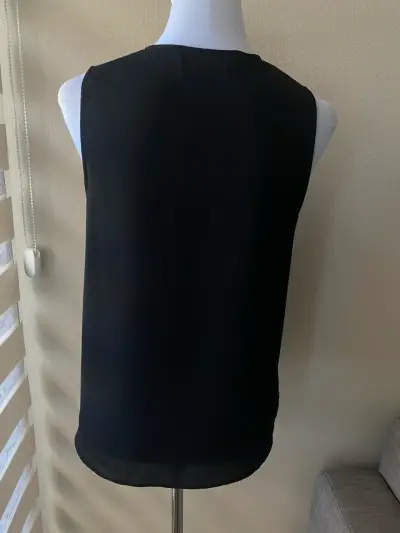 Blusa sin mangas negra Zara Basic - miniatura 4