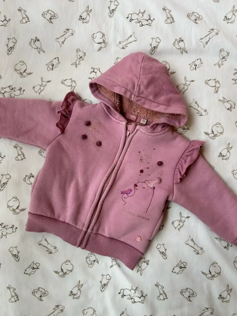 Conjunto de polerones para niña en varios colores