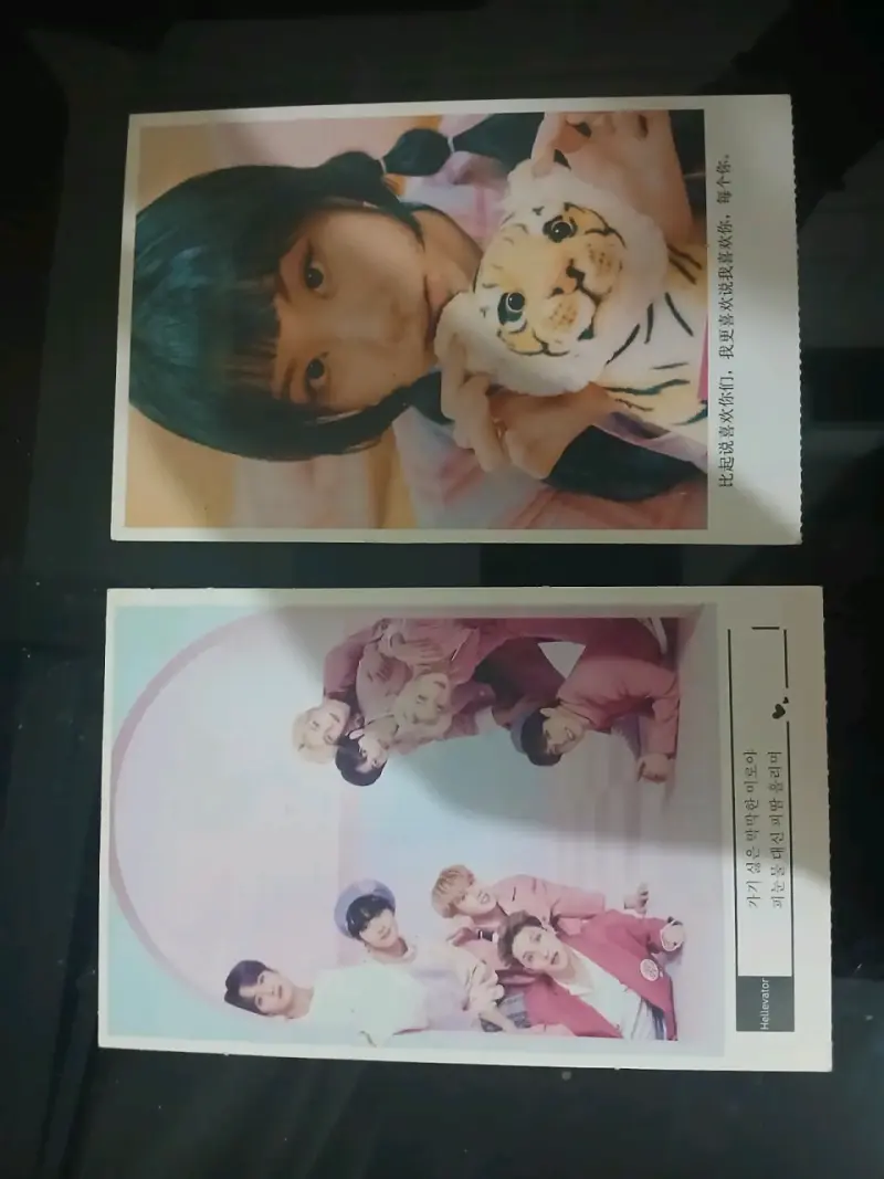 Set de photocards y postales de K-pop - 4
