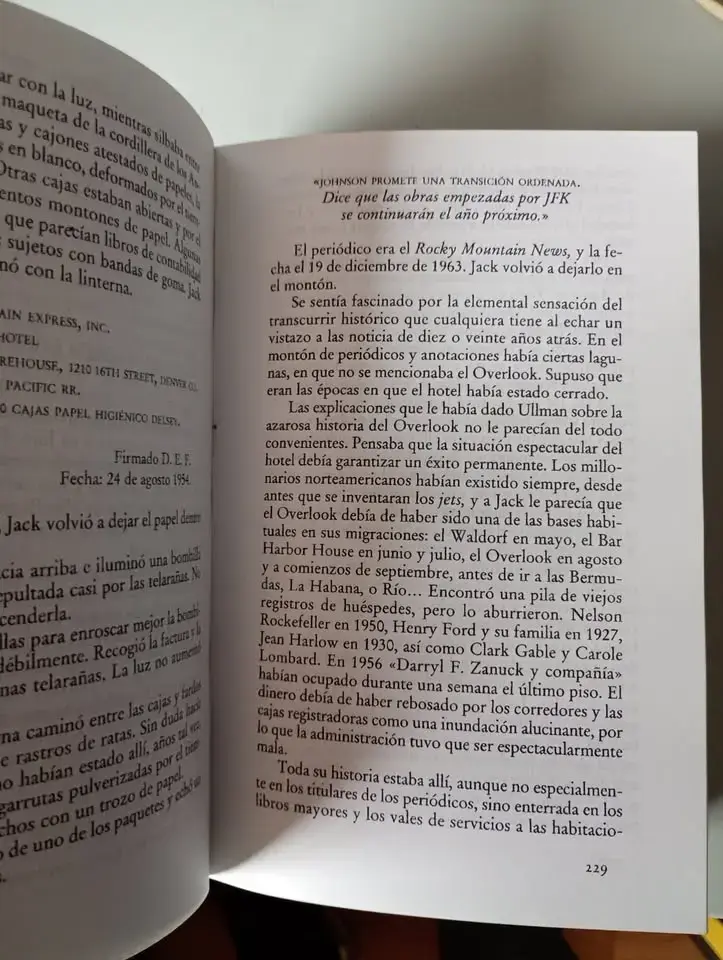 Libro El Resplandor de Stephen King - 2