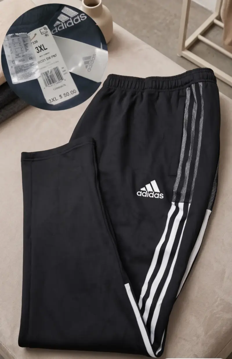 Pantalón deportivo Adidas negro talla 3XL