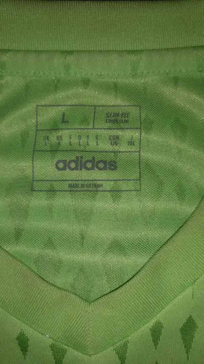 Polera de fútbol verde Adidas Universidad de Chil - miniatura 3