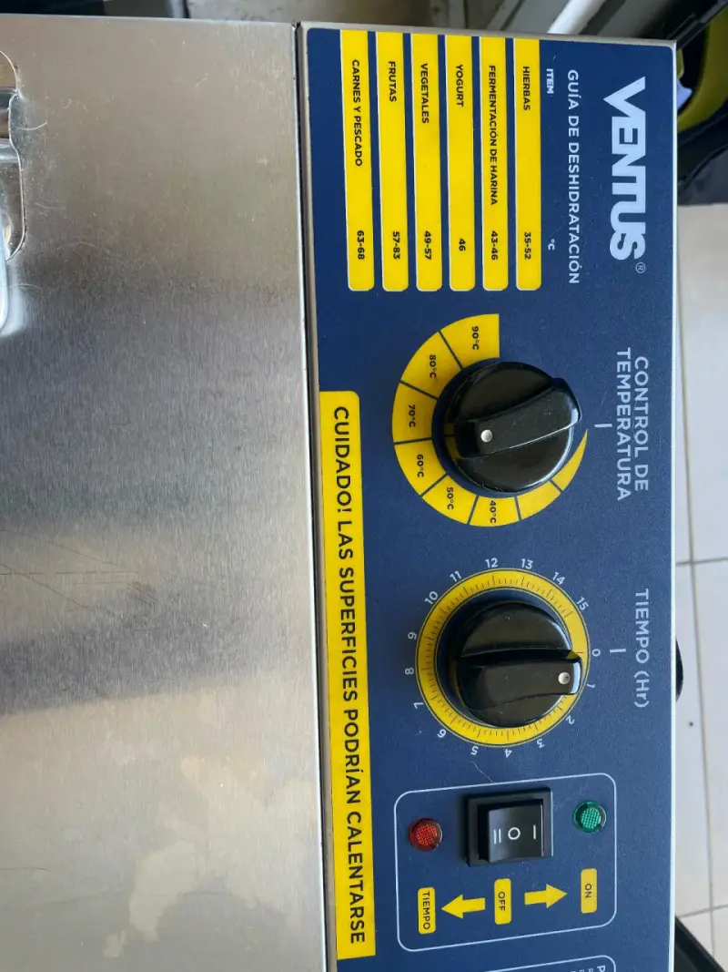 Deshidratador de Alimentos Ventus Acero Inoxidable - 3