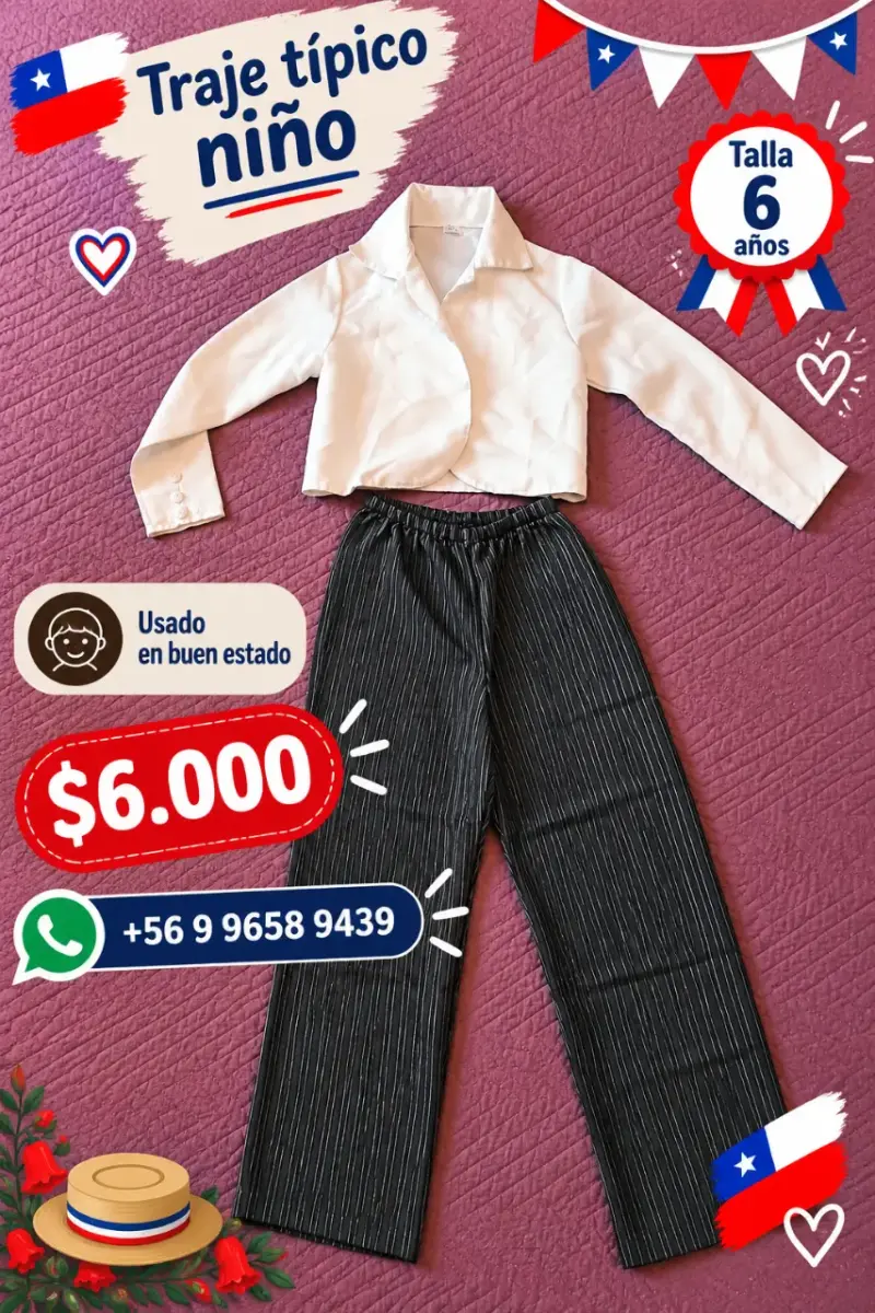 Trajes típico niño - 5