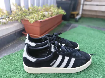 Adidas Campus negras de gamuza - miniatura 1
