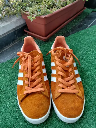 Adidas Campus naranjas de gamuza - miniatura 2