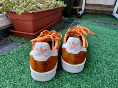 Adidas Campus naranjas de gamuza - miniatura 3