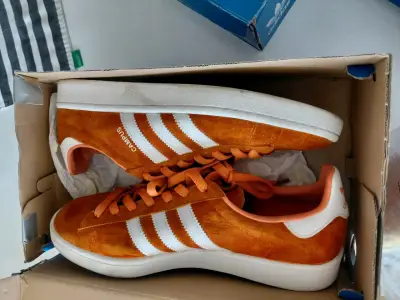 Adidas Campus naranjas de gamuza - miniatura 5