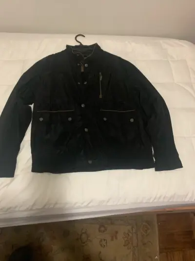 Chaqueta negra de hombre Potros talla L - miniatura 1