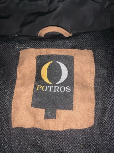 Chaqueta negra de hombre Potros talla L - miniatura 3