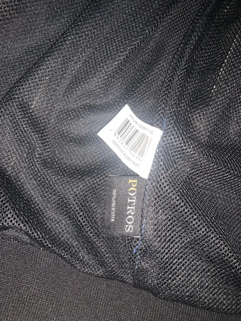 Chaqueta negra de hombre Potros talla L - 4