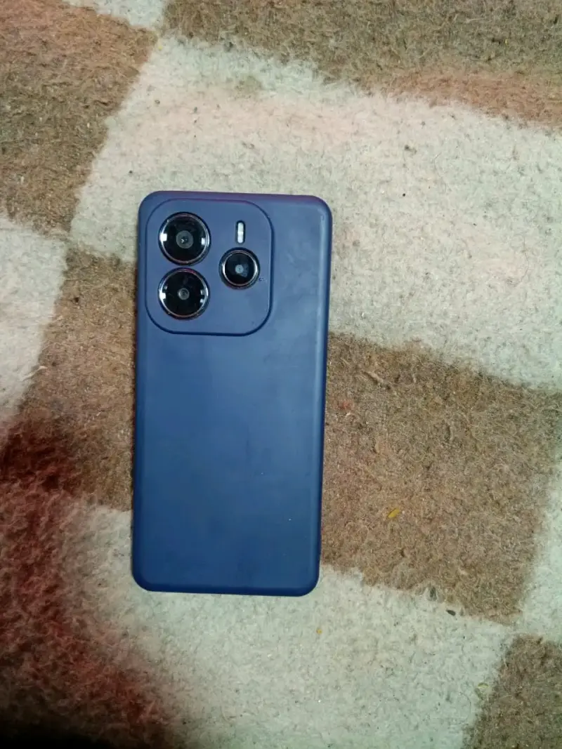 Redmi con funda protectora azul - 3