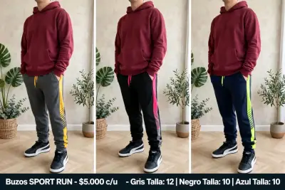 Pantalones deportivos hombre Sport Run colores variados - miniatura 1