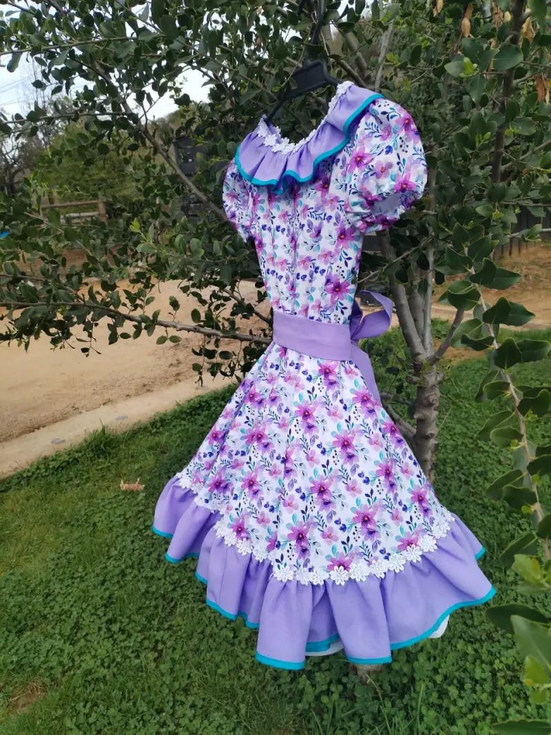 Vestido de china talla 8 - 5