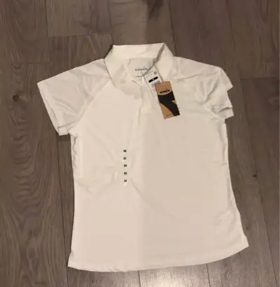 Polera Polo Blanca Diadora para Mujer Talla M - miniatura 1