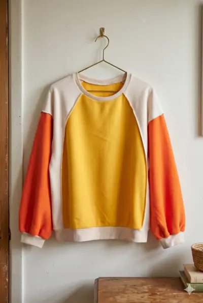 Polerón vintage colorido para mujer talla 2XL - miniatura 1
