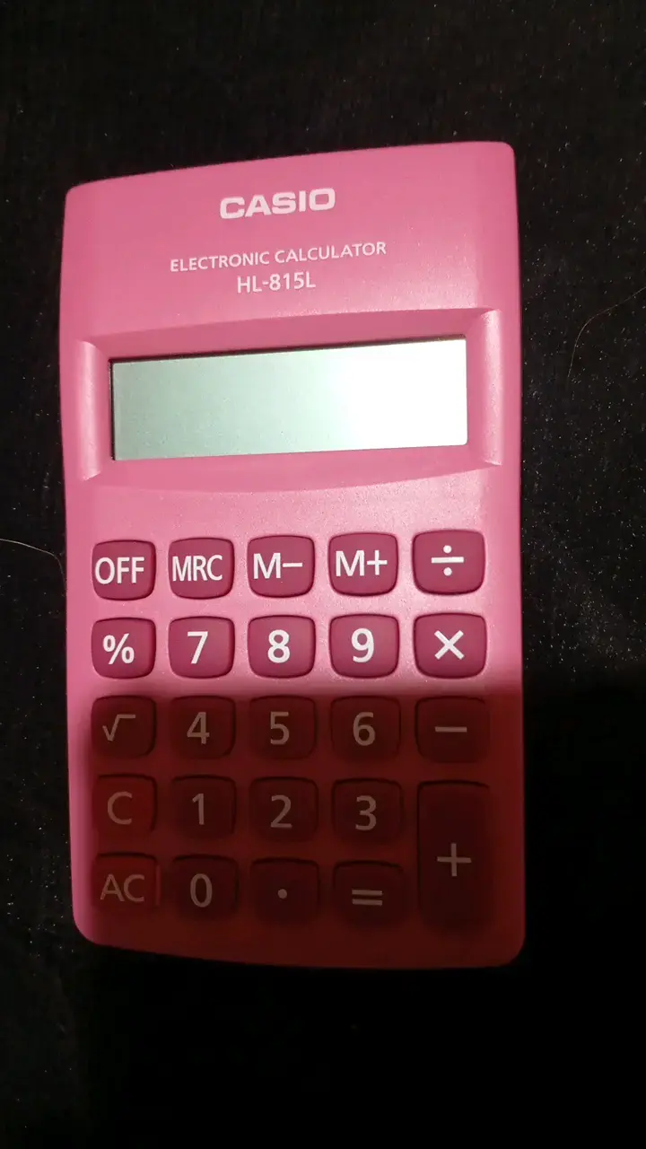 Calculadora Electrónica Casio HL-815L Rosa